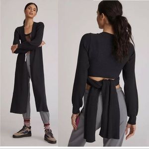 Daily Practice by Anthropologie Duster Cardigan, black size m, NWT